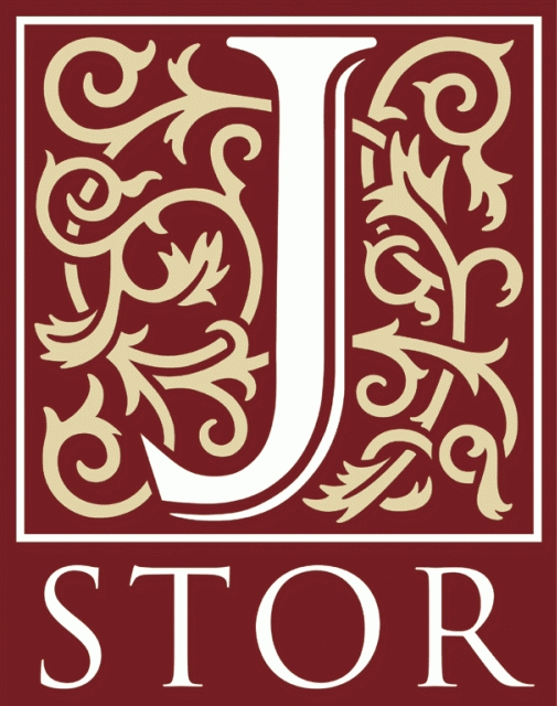 Logo of the JSTOR (Journal Storage) digital library of academc journals