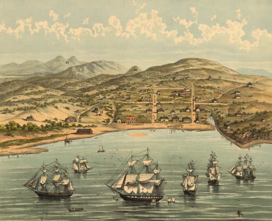 View of San Francisco, formerly Yerba Buena, in 1846-47