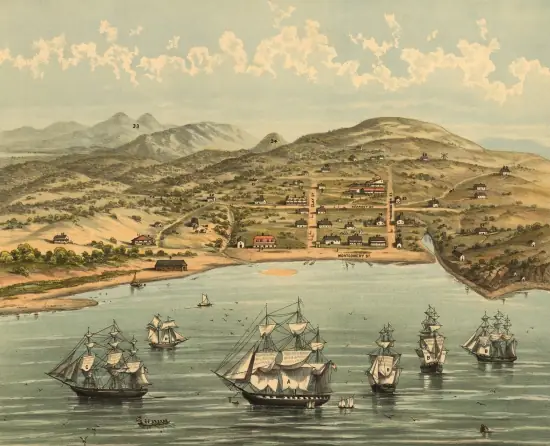 View of San Francisco, formerly Yerba Buena, in 1846-47